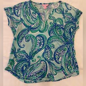 Lilly Pulitzer Blue Top